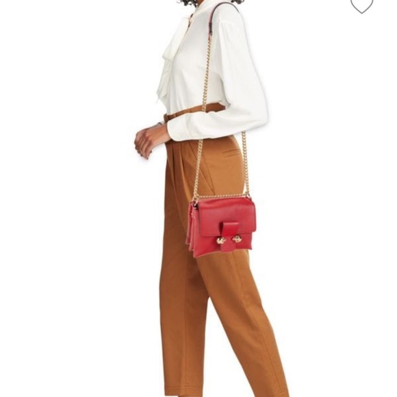 Alexander McQueen crossbody red skull bag - Picture 4 of 7